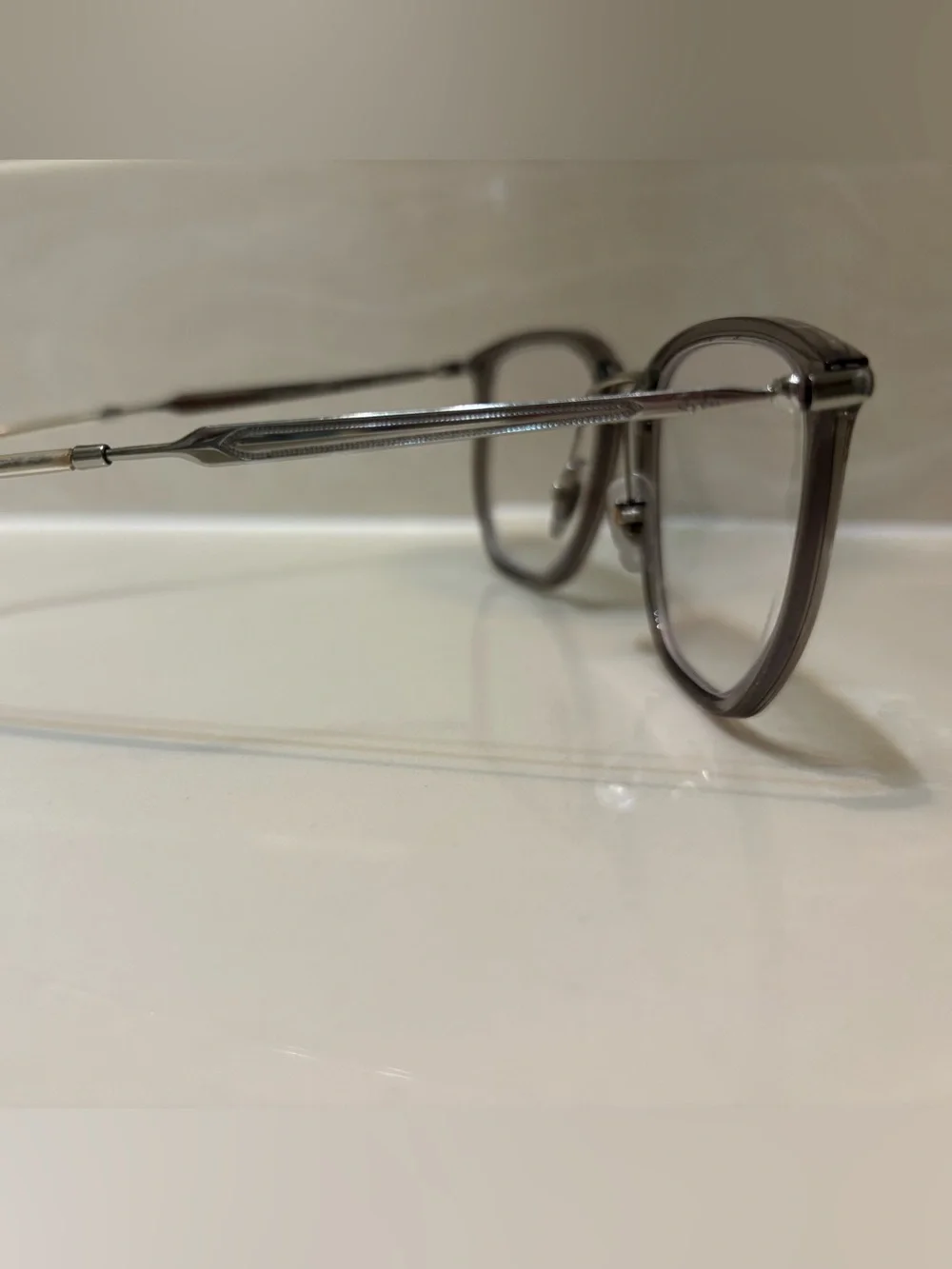 Ray-Ban RB4451V 8125 Transparent Gray Eyeglasses Frames Authentic
